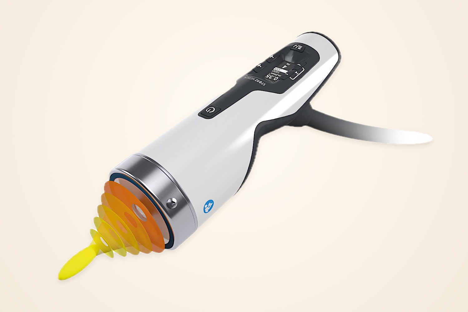 A focused shockwave applicator